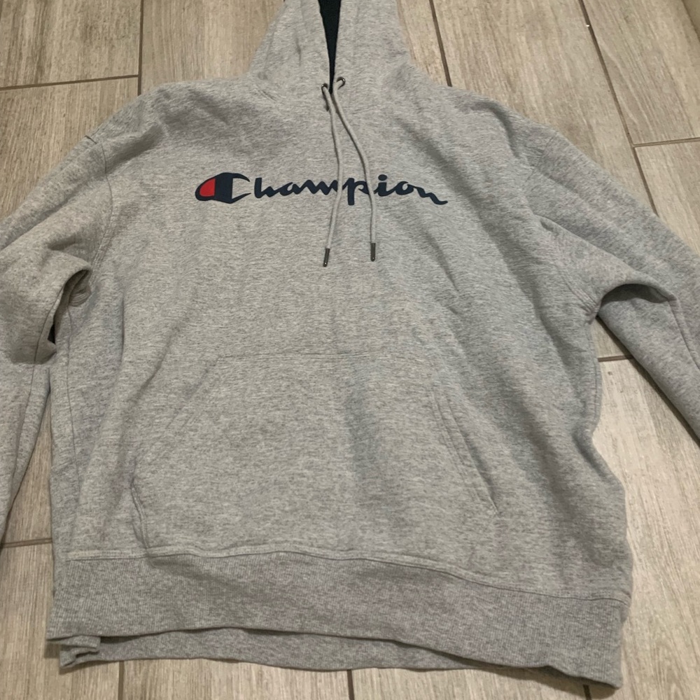Grey Champion Hoodie Size XL